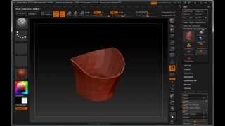 Add Thickness To Single Sided Geometry In ZBrush [upl. by Grindlay]