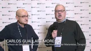 Entrevista a Javier Velilla y Carlos Guallart en la Conferencia Esri 2015 [upl. by Acisse569]