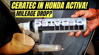 LIQUIMOLY CERATEC IN HONDA ACTIVA BIKE MOTUL ADDINOL MAK ENGINE OIL BEST OIL ADDITIVE [upl. by Nadeau]