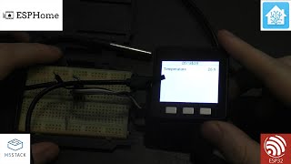 Adding a DS18b20 sensor to ESPHome and Home Assistant [upl. by Chinua]