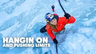 Pro Rock Climber Sasha DiGiulian Goes Ice Climbing [upl. by Willms794]