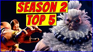 Top 5 Characters In Street Fighter 6 Season 2 [upl. by Ecissej673]