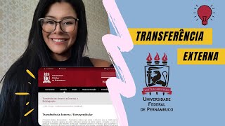 Transferência externa  Faculdade privada para pública [upl. by Hands]