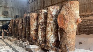 Vietnamese Wood Production ProcessVietnamese Craftsmen Have Been Making Cutting Boards For 60 Years [upl. by Sualokcin29]