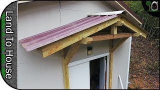 Shop Door Awning  Build a Workshop 66 [upl. by Dyke886]