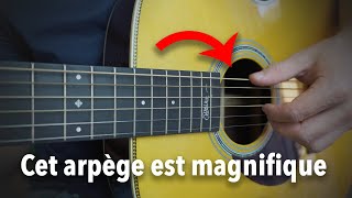 Apprenez ce magnifique arpège à la guitare en moins de 5 minutes 🎶 guitare débutant [upl. by Bull]