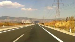 Greece A2Egnatia Odos Ioannina  Thessaloniki  PART 2Kozani  Thessaloniki [upl. by Llien961]