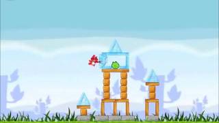 Angry Birds iPhone Gameplay Video Review  AppSpycom [upl. by Hpeseoj]