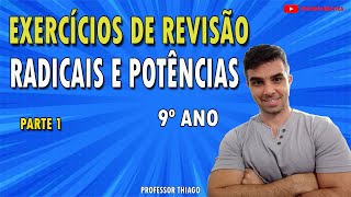 EXERCÍCIOS DE ERVISÃO RADICAIS  9º ANO PARTE 1 [upl. by Anavlis]