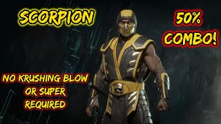 SCORPION ► APRENDA COMBOS E TÉCNICAS【 Mortal Kombat 11 Tutoriais 】 [upl. by Isolda]