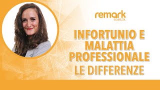 Infortunio e malattia professionale le differenze [upl. by Atiuqahs935]