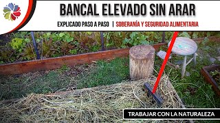 🔨 Como hacer BANCALES ELEVADOS  SIN ARAR LA TIERRA  Bancal de madera explicado paso a paso [upl. by Nahgeam]