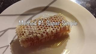 How to Eat Honeycomb Three Tasty Options [upl. by Riatsala]