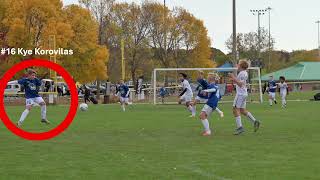 Kye Korovilas Highlights  Sockers FC Fall Classic 2024 [upl. by Kenyon421]