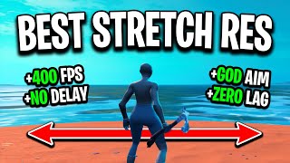 The BEST Stretched Resolution in Fortnite FPS Boost amp 0 Input Delay [upl. by Ardnosac72]