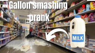 quotGallon Smashing Prank Hilarious Grocery Store Mayhemquot [upl. by Mata]