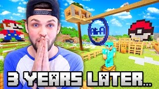 RETURNING TO MY FIRST MINECRAFT WORLD AliAs Adventures 😱 [upl. by Jud]