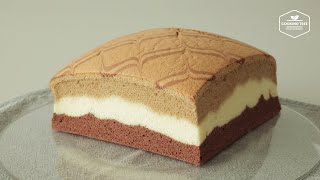 코튼 스폰지 케이크 만들기  대만 카스테라  3 Layer Cotton Sponge Cake Recipe  Taiwanese Castella  Cooking tree [upl. by Aicirtan]