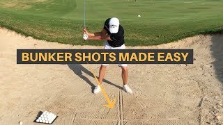 BUNKER SHOTS MADE EASY EUROPEAN TOUR PLAYERS DRILL [upl. by Bax]