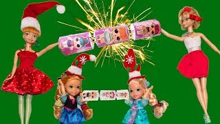 Elsa and Anna toddlers Christmas crackers [upl. by Baillie]