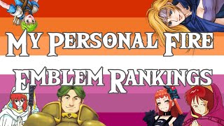 Ranking EVERY Fire Emblem Game 1K Sub Special [upl. by Dittman]