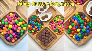 Filling Platter With Sweets  Satisfying  ASMR [upl. by Annairoc]