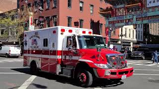 District of Columbia Fire amp EMS Ambulance 6 Responding and Arriving 10112023 [upl. by Leamse]