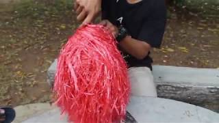 Tutorial cara membuat PomPom PPAK FIS UNNES [upl. by Arramas509]