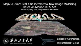 Map2DFusionRealtime Incremental UAV Image Mosaicing based on Monocular SLAM [upl. by Rogovy]