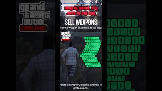 Bunker Stocks sell GTA Online gta gtaonline bunkergta viral trending gaming youtube shorts [upl. by Ynaittirb]