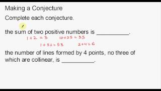 Making a Conjecture [upl. by Asseral]