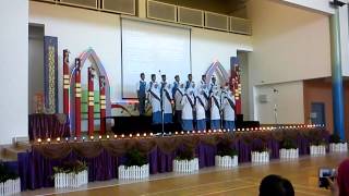 MSPSBS 2012 Senior Choir Competition FINAL  School Song and Lela Menchanai [upl. by Hanoj]