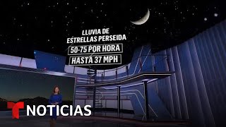 Esperan con ilusión la lluvia de estrellas más brillante de 2024  Noticias Telemundo [upl. by Serg]