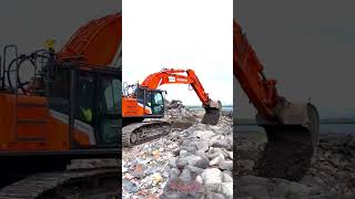 Extreme excavator operations digging  Heavy equipment accidents compilation  Digger fails shorts [upl. by Ecnadnak581]