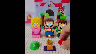 Lego Mario and Peach returned their costume and see what’s happen 226 shorts funny toys fyp [upl. by Kubiak]