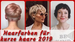 20 Frisurideen für haarfarben für kurze haare 2019 [upl. by Geis]