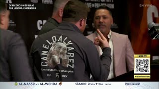 🔥 CANELO VS MUNGUÍA  Saúl Álvarez encara a Óscar De La Hoya  CaneloMunguia [upl. by Pennie]