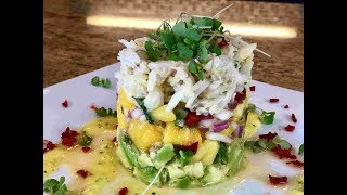 Crab Avocado and Mango Stack  The Perfect Summer Salad recipe [upl. by Narok]