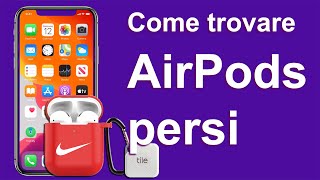 IT Come ritrovare gli AirPods persiTrovare la custodia delle airpods [upl. by Arvad]