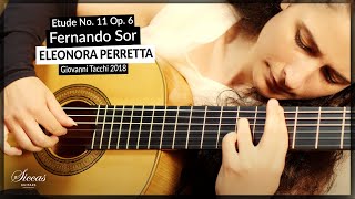 Eleonora Perretta plays Etude No 11 Op 6 by Fernando Sor on a 2018 Giovanni Tacchi [upl. by Alios]