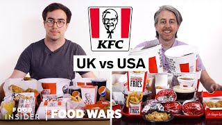 US vs UK KFC  Food Wars [upl. by Ettelrats]