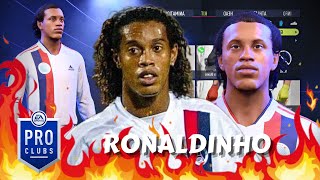 FIFA 22 Ronaldinho PSG Pro Clubs Creation [upl. by Llemert]