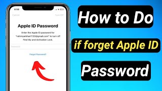 How to Recover Apple ID password if forget it [upl. by Aihseuqram]