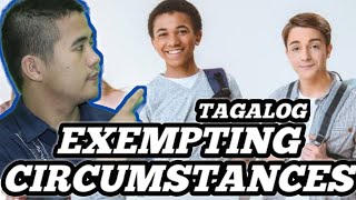 EXEMPTING CIRCUMSTANCES  ARTICLE 12  TAGALOG DISCUSSION [upl. by Enaj698]