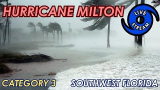 Chasing Hurricane Milton LIVE Stream From VENICE FLORIDA [upl. by Niac]