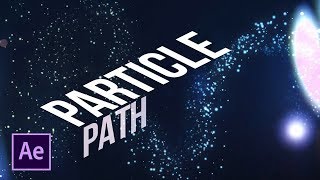 Create Particles Along a Path  After Effects Tutorial No Plugins [upl. by Holman232]