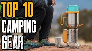 Top 10 Outdoor Camping Gear 2019 You Must Own [upl. by Aleiram]