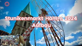 Stunikenmarkt Hamm 2024 Aufbau [upl. by Alberik]