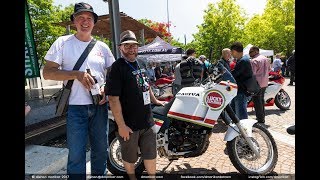 2017 Festival of Italian Motorcycles  Best of Show Adventure Bikes Cagiva Elefant [upl. by Abner]