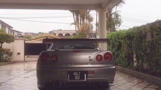 R34 GTR Nismo Spec Pro Exhaust [upl. by Birchard]